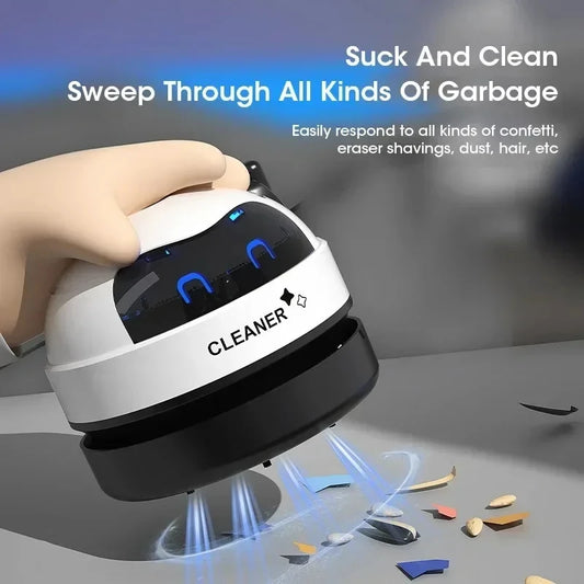 DustBot™ Mini – High-Suction USB Desktop Vacuum & Keyboard Sweeper, the handheld powerhouse designed to keep your desk, keyboard, and office accessories spotless. ¥€$X21©️myshopifystore