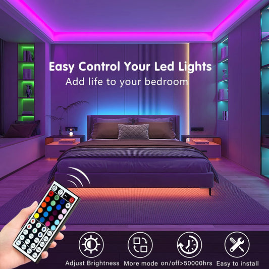 ChromaVibe™ RGB Smart LED Strip – Immersive Ambient Lighting System.
Paint your world with over 16 million colors.
Elevate your living space, gaming station, or home theater with the ChromaVibe™ RGB Smart LED Strip.              ¥€$X21©️myshopifystore