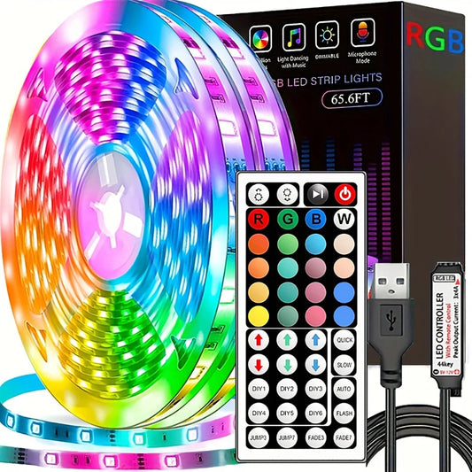 ChromaVibe™ RGB Smart LED Strip – Immersive Ambient Lighting System.
Paint your world with over 16 million colors.
Elevate your living space, gaming station, or home theater with the ChromaVibe™ RGB Smart LED Strip.              ¥€$X21©️myshopifystore